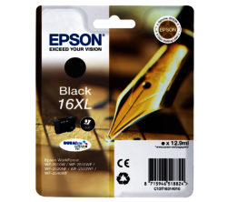 EPSON Pen & Crossword T1631 XL Black Ink Cartridge